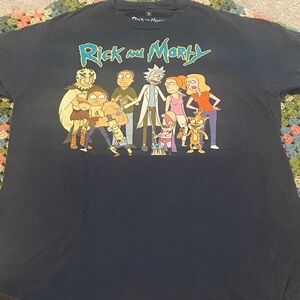 Ripple Junction Navy Rick and Morty Tee
